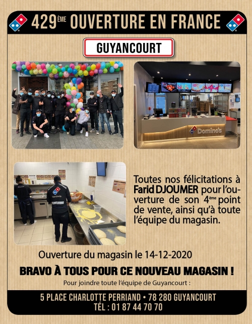 429 domino's pizza Guyancourt 